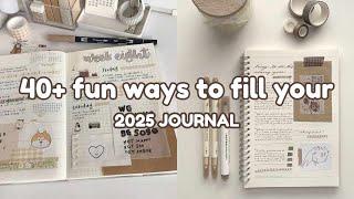 2025 journal setup ideas