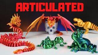 Amazing ARTICULATED Animals to 3D Print