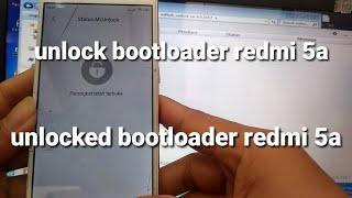 unlock bootloader redmi 5a