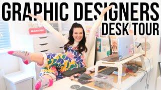 Graphic Designer's DESK TOUR ️