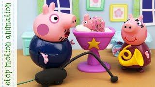 The Noisy Night peppa pig stop motion animation new episodes