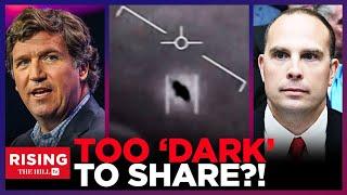 Tucker Carlson Knows SECRET UFO That's 'TOO DARK To Share', Grusch Says Feds Have KILLED Witnesses