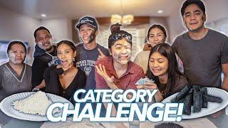 Category Challenge With The Fam!! | Ranz and Niana