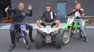 CROSSEN MET MINI QUAD EN MINI CROSSMOTOREN!