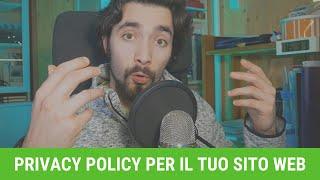 Come creare una Privacy e Cookie Policy per il tuo Sito Web | Michele Miglio