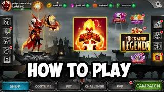 How to Play Stickman Legends |  Beginners Guide