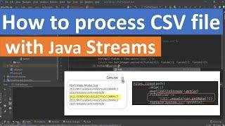 How to read and process CSV file in Java? (with Streams)