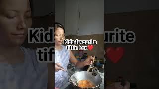 Kid's favourite pasta in tiffin today #tiffinbox #minivlog #tiffinstory #shorts #youtube