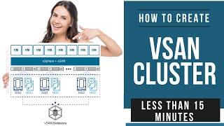 Create vSAN Cluster in less than 15 Minutes | VMware vSAN
