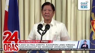 PBBM - ‘Di tayo tumulong sa ICC probe; tumupad lang tayo sa obligasyon sa Interpol | 24 Oras