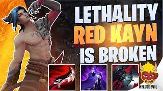 WILD RIFT | *NEW* LETHALITY RED KAYN BUILD IS BROKEN! | Challenger Kayn Gameplay | Guide & Build