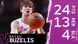 Matas Buzelis Posts 24 PTS, 13 REB & 4 BLK in Homecoming vs. Bulls