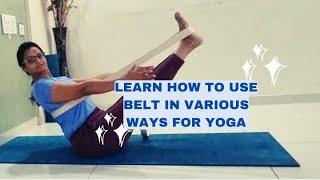 Belt Yoga || Yogasana With The Help Of Belt Prop || Beginners Yoga || Yogarimaa