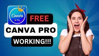 How to Get Canva Pro For Free Lifetime in 2025! Step-by-Step Guide