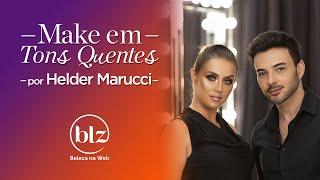 Maquiagem em tons quentes com Helder Marucci e Smashbox I Beleza na Web