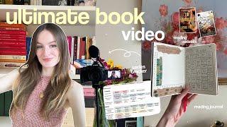 the ULTIMATE book video ⭐️ bookshelf tour, reading journal, series tracker & more!