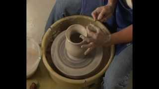 Danielle ~ The Clay Lady - Throwing a Pot on the Potter's Wheel Pt. 2