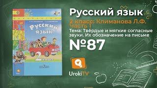 Упражнение 87 — Русский язык 2 класс (Климанова Л.Ф.) Часть 1