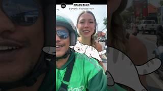 Reaksi Bule Diajak Dating Driver Gojek‼️ #reaksibule #buleriview #shorts #viralvideo