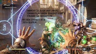 Immortals Of Aveum FSR 3 Frame Generation + High Settings PC Gameplay | Ryzen 3700x + RTX 2070 Super