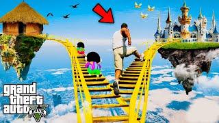 GTA 5: Franklin & Shinchan Found Stairway To Haven in Gta5.!(Gta5 mods)