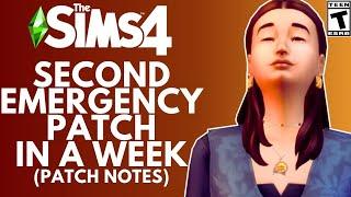 ANOTHER Sims 4 Emergency Patch (Notes)