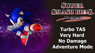 SSBM [TAS] - Sonic Adventure Mode (Turbo, Very Hard, No Damage)