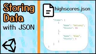 Storing Data (Objects & Lists) with JSON - Unity Tutorial 2021