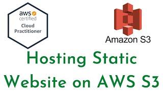 #12:Hosting a static website on Amazon S3 | Static Website Hosting on AWS S3|AWS Cloud Practitioner