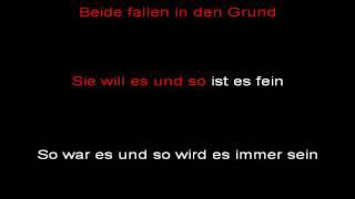 Rammstein - Rosenrot (instrumental with lyrics)