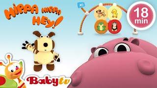 Hippa Hippa Hey 🪀  Animal Sound Games and Matching Fun for Kids | Cartoons | Toys for Kids @BabyTV