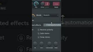 how to create a tape stop effect in fl studio #producer #flstudio #shorts