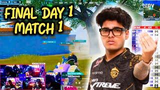 BGMI Snapdragon Mobile Challenge Finals Day 1 Match 1 || Jonathan Gaming