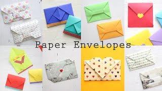 8 Easy Paper Envelopes | DIY Origami Tutorial | Ventuno Art