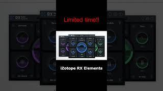 iZotope RX Elements "free" #shorts  #ibossbank #freeplugin