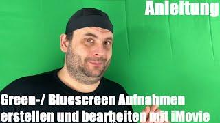 Green-/ Bluescreen Aufnahmen erstellen und bearbeiten mit Apple iPad Pro und iMovie Anleitung