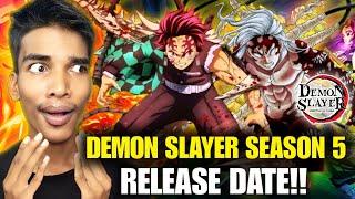 Finally Demon Slayer Season 5 Hindi Dub Release Date!! Infinity Castle Trilogy Movies Release Date