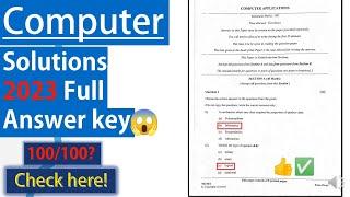 computer solutions  class 10 icse | full answer key in just 15 mins. computer class 10 2023 icse |