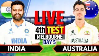 India vs Australia, 4th Test, Day 5 | IND vs AUS Live Match Today | Live Cricket Match Today