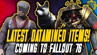 *NEW* DATAMINED ITEMS Coming to Fallout 76! | August 2021