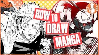 HOW TO BE A MANGA ARTIST STEP BY STEP Ft @MonitorComics | Artcast #5