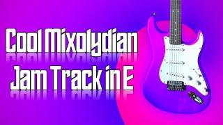 Cool Mixolydian Jam Track in E  Guitar Backing Track