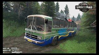 Bus ALS Nekat Lewati Jalur Situ Angker !! / SpinTires Mod Indonesia