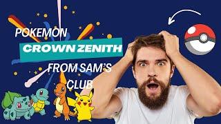 Is Sam's Club NEW $40 Pokémon Sea & Sky Crown Zenith Collection Worth Picking Up?