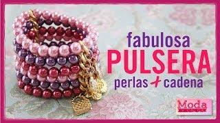 How to make a colored pearl bracelet with Adriana Muñoz Kit 23189