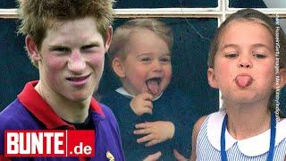 Prinz George, Prinz Harry und Co. - Royale Frechdachse: Hier brachten uns die Kids zum Lachen