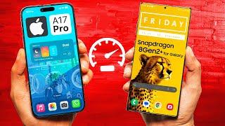 iPhone 15 Pro Max vs Samsung Galaxy S23 Ultra - Speed Test (SHOCKING)