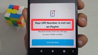 Your upi number is not set on Paytm ? #paytm #Suniltechie