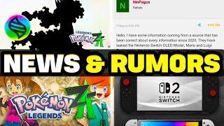 POKEMON NEWS & RUMORS! January Switch 2 Reveal & Legends ZA NEW Gameplay! Chinese INSIDER LEAKS!?