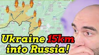 Report: Ukrainians Push 15km Into Russian Territory!